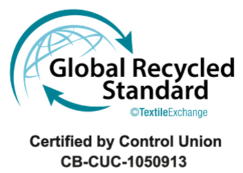 ORN workwear are accredited by the Global Recycled Standard - Certified by Control Union